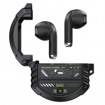 ONIKUMA 30 ms madala latentsusega m&auml;nguk&otilde;rvaklapid tsingisulamist metallist mehaaniline m&auml;ngupeakomplekt HD m&uuml;rasummutusega k&otilde;rvaklapid HiFi stereomuusika Android IOS-ile must