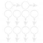 Kasulik sujuvalt libisev lai rakendus Mugav du&scaron;ikardina rippuv klamber vannitoavarustuse kardina pannal valge