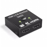 4K 60Hz HDMI l&uuml;liti 2 in 1 v&auml;ljund 1080P HD HDCP 3D HDR HDMI l&uuml;lituskarp Kahesuunaline videojaotur s&uuml;learvuti jaoks Xbox PS3/4/5 telekast TV projektor