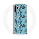 Huawei P30 Butterflies sinise taustaga &uuml;mbris