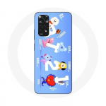 Coque pour Xiaomi Redmi Note 11 4G BTS Bangtan Sonyeondan BT21 Van Tata Chimmy Cooky Rj Koya Shooky Et Mang