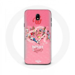 &Uuml;mbris Samsung Galaxy S4 TWICE logoga punane plakat Mis on armastus