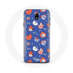 &Uuml;mbris Samsung Galaxy J3 2017 BTS Bangtan Sonyeondan BT21 Christmas 2023 jaoks