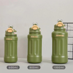 600/800/1000 ml suure mahutavusega 316 roostevabast terasest termostops kaasaskantava k&auml;epidemega v&auml;litingimustes spordi- ja fitness-joogitops vedrukaane disainiga veekeetja 600ml roosa
