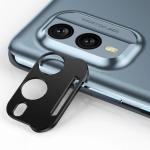 Tagumine alumiiniumist metallist kaamerakaitse Nokia X30 objektiivikaitse &uuml;mbris jaoks NOKIA X30 NokiaX30 objektiivir&otilde;ngas kriimustusvastane kile Nokia X30 must