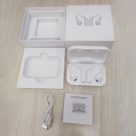 Juhtmeta k&otilde;rvaklapid Inpod Pro Bluetooth 5.0 v&auml;rvilised k&otilde;rvaklapid IOS Androidile koos mikrofoni puutetundliku juhtimisega Stereomuusika k&otilde;rvasisesed HiFi-peakomplektid valge