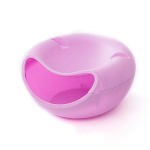 Loominguline kahekihiline meloniseemnetaldrik Mobiiltelefoni kronstein Kuivatatud puuviljataldrik Elutuba Majapidamises puuviljakast seemned p&auml;hklid s&auml;ilituskast 20.5*11.5cm roosa