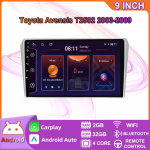 Toyota Avensis T250 2 2003-2009 Carplay Android autoraadio GPS-navigatsioonis&uuml;steemile 2din 4+64GB 2+32GB
