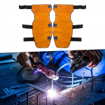 2 t&uuml;kki keevitavad jalakatted p&otilde;lvekaitsmed libisemisvastased kulumiskindlad mugavad kaitse&uuml;mbrised oranž