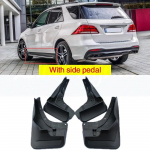 Komplekt porilappide jaoks Mercedes Benz GLE klass W166 2016 2017 2018 W / jooksulaud porilapid Pritsmekaitsed eesmised tagumised porilauad Without side pedal