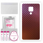 apgo skin sticker film foil vinyl for the BACK compatible with Huawei Mate 20 X, scratch-resistant, easy to install - Carbon Chameleon CAKA5