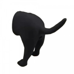 WIKHOSTAR Pooping Dog Butt hambapasta pigistad Naljakas hambapasta kork jaotur Vannitoa tarvikud Hambapasta katted Pealis must