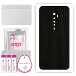 apgo Protective Skin Sticker for the back compatible with Oppo Reno2, Wrap Film, Foil, Vinyl - Pattern Matrix