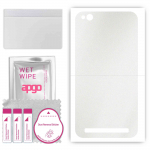 apgo Protective Skin Sticker for the back compatible with Xiaomi Redmi 5A, Wrap Film, Foil, Vinyl - Pattern Matte Transparent