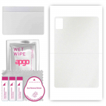 apgo Protective Skin Sticker for the back compatible with HTC A102, Wrap Film, Foil, Vinyl - Pattern Matte Transparent