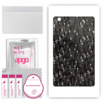 apgo Protective Skin Sticker for the back compatible with Teclast P85, Wrap Film, Foil, Vinyl - Pattern Carbon Black Pixel