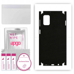 apgo Protective Skin Sticker for the back+sides compatible with Samsung Galaxy M31s, Full Wrap Film, Foil, Vinyl - Pattern Matrix