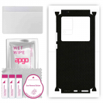 apgo Protective Skin Sticker for the back+sides compatible with Vivo X80 Pro, Full Wrap Film, Foil, Vinyl - Pattern Matrix
