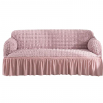 Lace edge Dustproof Sofa Cover Full Package Double Person Seersucker Sofa Cover Elastic Four Seasons Universal Sofa Hat 145-185cm