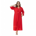Pikk hommikumantel XA2 TotalFit (06399908) XS/S punane