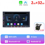 REAKOSOUND 7-tolline Android-autoraadio CarPlay universaalne auto GPS-ekraan, reguleeritav 2 DIN autostereoraadio-navigatsioonim&auml;ngija peakomplekt CHINA