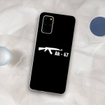 AK47 k&auml;sip&uuml;stol Gun Bullets telefoni&uuml;mbris Samsung S21 A10 jaoks Redmi Note 7 9 jaoks Huawei P30Pro Honor 8X 10i kaanele Samsung S21