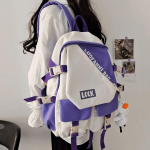 Naiste Seljakott Naiste Kolledži &Uuml;li&otilde;pilase Lihtne Seljakott V&auml;rvikontrast Keskkooli Noorema Keskkooli &Otilde;pilase Koolikott Kontori S&uuml;learvutikott