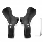 MTB jalgratta stange otsad 22,2 mm ergonoomilised maastikuratta sisemised riba otsad nailonist peegeldavad juhtraua k&auml;epidemed Mtb jalgrattaosad