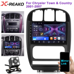 Android Chrysler Voyager RG RS Town & Country RS 2000 - 2007 Autole Carplay Stereo M&auml;ngija Multimeedia Raadio GPS Navigatsioon 2+64