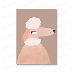Koer Hani K&uuml;&uuml;lik Karu Metslill Multifilm Plakatid Puuvili &Otilde;un Pirn Seinakunst L&otilde;uendmaal Prindid Pildid Beebi Laste Tuba Sisustus 21x30cm No Framed
