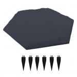 V&auml;ljas astangukivi ilmastikukindlad aiahoovi muru sise&otilde;ue dekoratiivsed kivist k&otilde;nnitee sillutuskivid Hexagon ts&uuml;aan