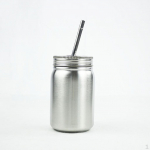 H&otilde;bedane purk, roostevabast terasest trumli kaane ja &otilde;lgedega, sublimatsioonikruusid, soojus&uuml;lekandereisid 700ml Single Wall