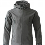 Outdoor Shark Skin Soft Shell Warm Grasp Pullover Veekindel tuulekindel k&uuml;lmakindel matkaarmee matkajakk XXXL khaki