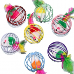 Interaktiivne kassim&auml;nguasi Pehme pl&uuml;&uuml;sis hiir kaitsva puuriga Erksad v&auml;rvid leevendavad igavust Hammustuskindlad kassim&auml;nguasjad