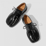 L&otilde;igatud varbad Naiste vabaajajalatsid Naiste Mood Mary Janes Tabi Kingad Pig Hoof Kingad Naiste Loafers Chaussure Femme 40 must
