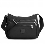 &Otilde;lakott Crossbody kott naistele Messenger Bags Veekindel nailonist naiste k&auml;ekott must