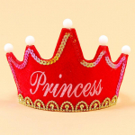 S&uuml;nnip&auml;ev, 1tk, uus s&auml;ra, romaan, s&auml;rav pidu, valgustav beebi du&scaron;ivarustus KingPrincess lastele LED ilus juubelik&uuml;bara ehted Princess punane