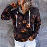 Naiste vabaaja moeprindiga pikkade varrukatega pullover Hoodies dressipluusid M mitmev&auml;rviline