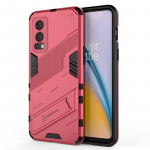 OnePlus Nord2 &uuml;mbrisele Punk kummist armor Bracket kaamera kaitsev telefoni&uuml;mbris OnePlus Nord 2 jaoks. Kaas OnePlus Nord 2 5G jaoks OnePlus Nord 2 5G roosa