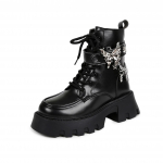 Kuumalt m&uuml;&uuml;davad naiste saapad Mitmek&uuml;lgsed alasti saapad, &uuml;hev&auml;rvilised k&uuml;lgmised t&otilde;mblukk, kandiline varvas vibu metallist kaunistus Zapatos De Mujer 35