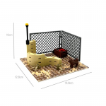 Ehitusplokid k&otilde;rbe s&otilde;jalise stseeni v&auml;ejuhatuse pataljoni MOC raketiheitja isetegemine, v&auml;ikeste osakeste ehitusplokkide kokkupanek