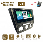 Androidi autoraadio stereo Skoda Yeti 2009-2018 GPS-navigatsioonile 2DIN 4 tuumaga multimeediumipleier Autoraadio 1+16 GB