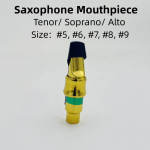 Saksofoni metallist huulik koos pillirooklambriga tenorsopranile altsaksofonile Suurus 56789 5|Soprano