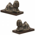 Lhasa Apso - dog statue, figurine for office, trophy for dog show by Art-Dog brand pruun