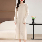 Naiste ka&scaron;miirkleit Qinghe ka&scaron;miir 30% ka&scaron;miir 70% vill s&uuml;gis-talvine ka&scaron;miir seelik pehme ja soe XXL valge