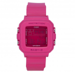 Casio Baby-G Plus digitaalne 30. aastap&auml;eva roosa vaigrihmaga kvarts BGD-10K-4 100M naiste k&auml;ekell spetsiaalse hoidikuga roosa