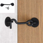 Vintage ukseakna konksu riiv Hasps kuuri v&auml;rav garderoob aknakapp konks aida ukse konksud One Size must