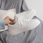 fashion 2024 Autumn Platform Sneaker Women Casual Shoes New PU Leather White Designer Woman Sneakers Fashion Female Vulcanized Shoes 35 hall v&auml;rv