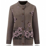 Naiste kampsunid s&uuml;gistalvised kootud kardiganid sviiter suures suuruses lilleline mantel Naiste kampsun kardiganid XXXXL