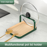 Kerge luksusliku stiiliga k&ouml;&ouml;k kolmekihiline potti kaanega riiul Mitmekihiline riiul panni kaane hoidja lusika alus K&ouml;&ouml;gi lauan&otilde;ude hoiureiil Single layer kuld